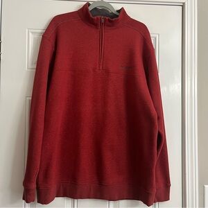 Columbia Mens Long Sleeve 1/4 Zip Sherpa Lined Casual Sweatshirt Jacket XL